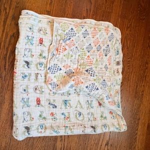 Aiden Anais quilted heavy blanket